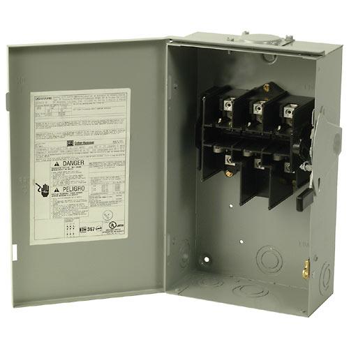 Three Phase Disconnect - 60A Non-Fusible, UL Listed