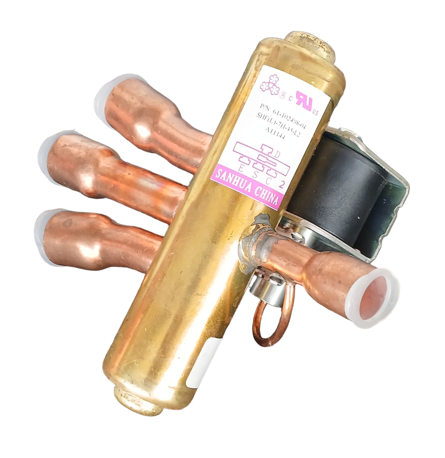 Reversing Valve w/ 24V Coil, 2 Ton, 5/8