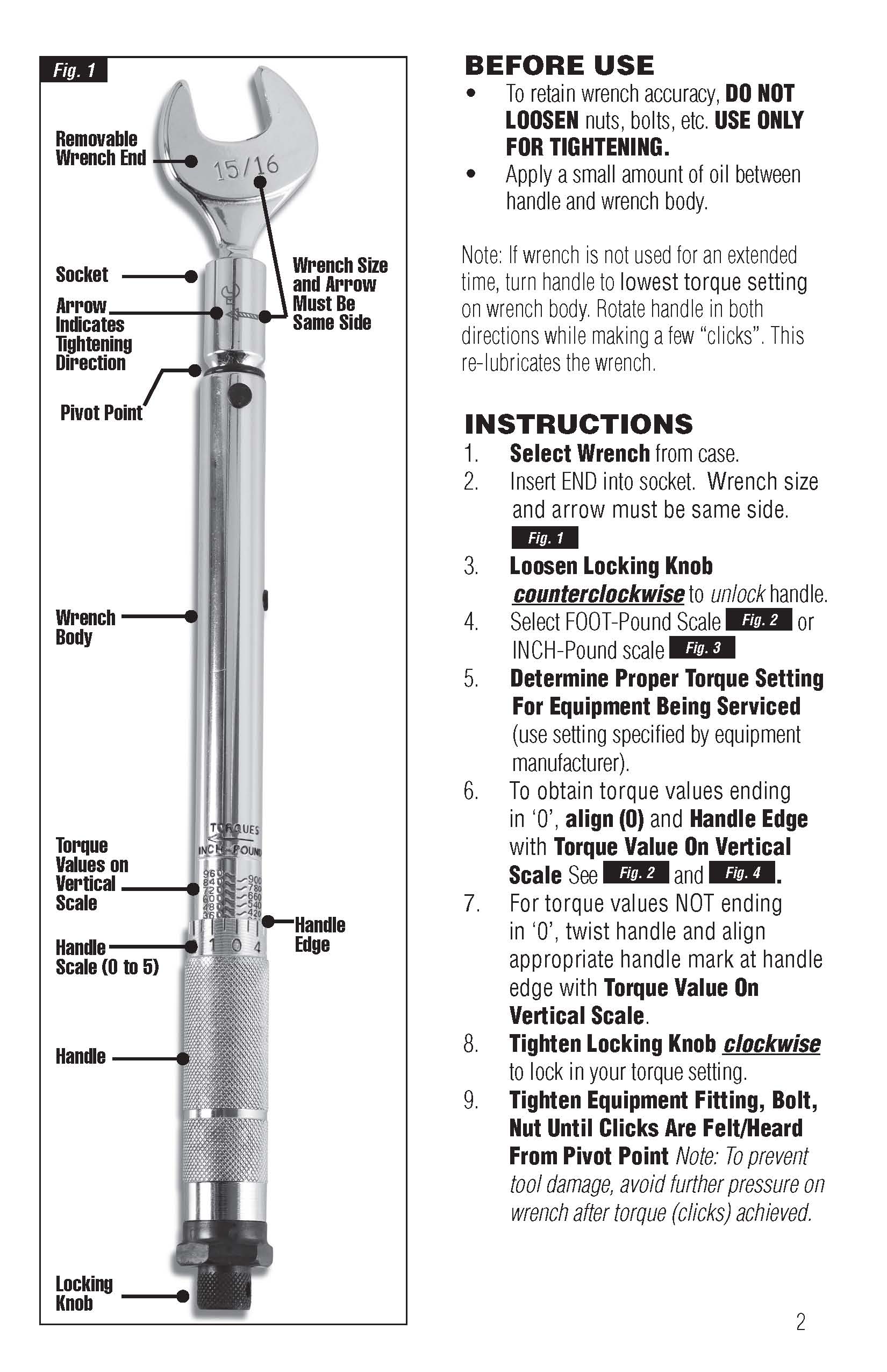 SAE Torque Wrench Kit Pro-Set
