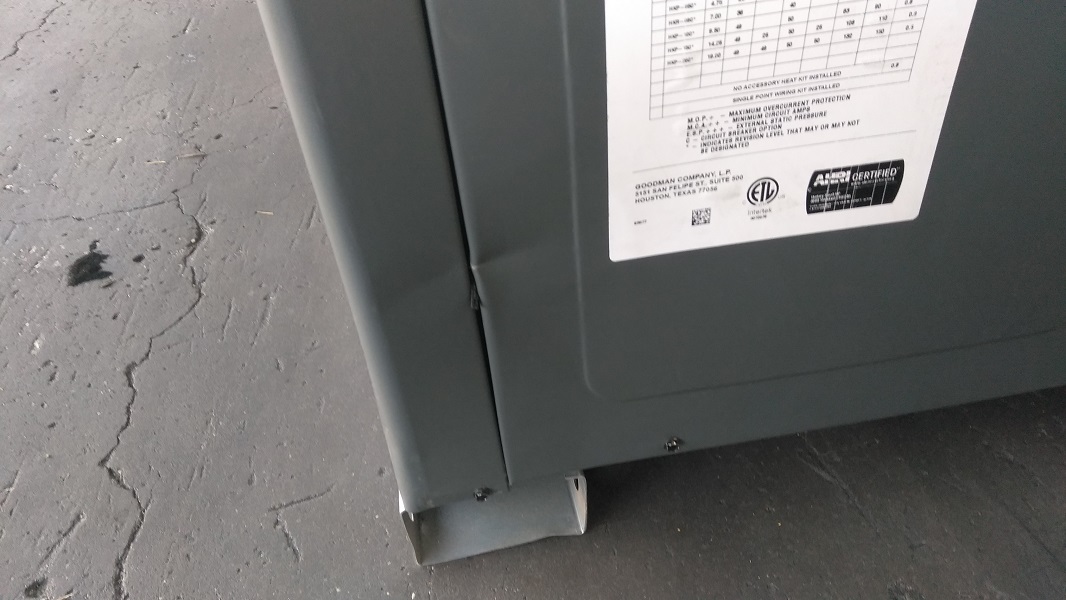 Goodman 4.0 Ton 16 SEER Two Stage Compressor Heat Pump Package Unit GPH1648H41 (8205)