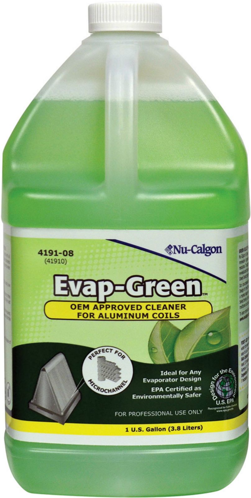 Nu-Calgon Evap-Green Evaporator Coil Cleaner Concentrate Non-Rinse One  Gallon