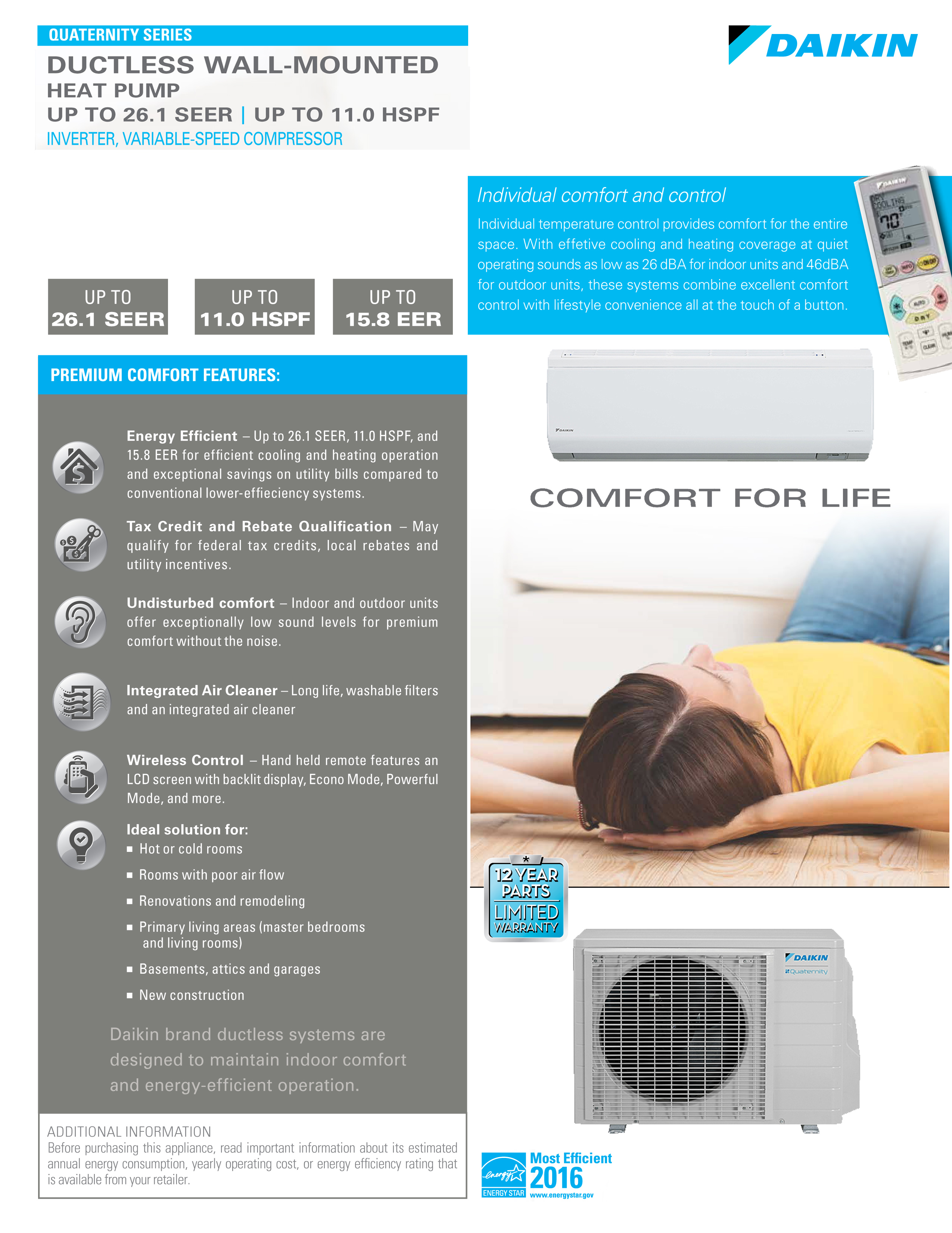 daikin quaternity dehumidifier